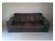 Leather Sofa. For Sale,  Modern Brown Leather Seater Sofa....