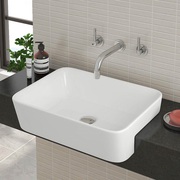 Semi recessed Basins online at Bathroom shop UK!