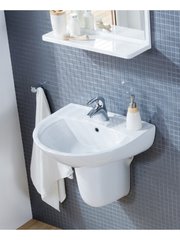 Buy semi Pedestal basins online on sale at bathroom shop uk!